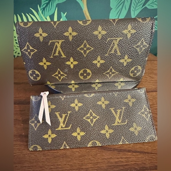 🏆SOLD🏆LOUIS VUITTON Josephine Monogram Rose Ballerine Wallet ❤️🦄 - Picture 9 of 11